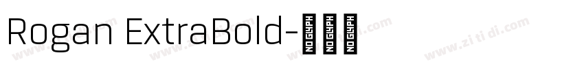 Rogan ExtraBold字体转换